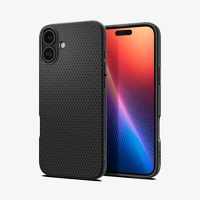 Spigen ACS08066 Liquid air iphone 16 plus matte black kép