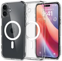 Spigen ACS08075 ultra hybrid mag műanyag telefonvédő ütésállóság, magsafe, fehér kép
