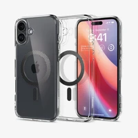 Spigen ACS08077 Ultra hybrid magsafe iphone 16 plus carbon fiber kép