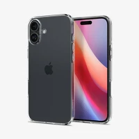 Spigen ACS08190 Liquid crystal iphone 16 crystal clear kép