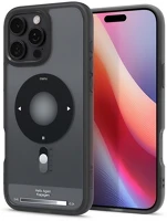 Spigen ACS08384 ultra hybrid mag műanyag telefonvédő ütésállóság, magsafe, fekete kép