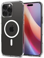 Spigen ACS08393 Iphone 16 pro  crystal flex magsafe szilikon telefonvédő ütésállóság, magsafe, átlátszó kép