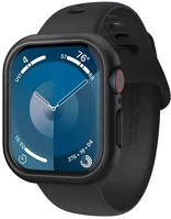 Spigen ACS08601 Apple watch series 10 46mm  thin fit műanyag óra keret ütésállóság fekete kép