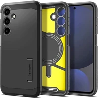 Spigen ACS08625 Samsung s24 fe 5g  tough armor mag műanyag telefonvédő ütésállóság, magsafe, fekete kép
