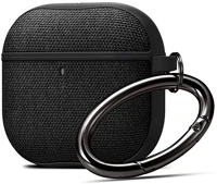 Spigen ACS08648 Urban fit szilikon tok (karabíner, textil bevonat) fekete apple airpods 4 kép