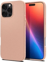 Spigen ACS08687 liquid air szilikon telefonvédő ütésállóság, rombusz, rozéarany kép