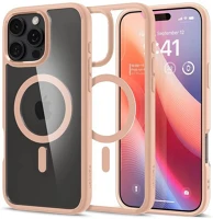 Spigen ACS08690 Ultra hybrid magsafe iphone 16 pro max rose titanium kép