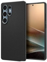 Spigen ACS08953 liquid air szilikon telefonvédő ütésállóság, rombusz, fekete kép