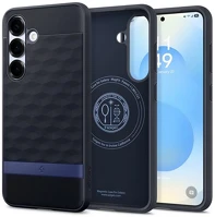 Spigen ACS09064 PARALLAX szilikon telefonvédő ütésállóság, 3D rombusz, SÖTÉTKÉK kép