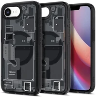 Spigen ACS09141 ULTRA HYBRID ZERO ONE műanyag telefonvédő ütésállóság, MagSafe, FEKETE kép