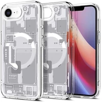 Spigen ACS09142 ultra hybrid zero one műanyag telefonvédő ütésállóság, magsafe, fehér kép