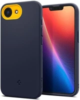 Spigen ACS09154 Iphone 16e  nano pop szilikon telefonvédő kameravédő, magsafe, sötétkék kép