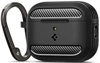 Spigen ACS09822 rugged armor szilikon tok ütésállóság, karbon minta, fekete apple kép