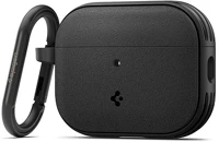 Spigen ACS09826 Vault szilikon tok karabíner fekete apple airpods pro 3 kép