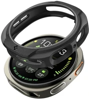 Spigen ACS09839 liquid air szilikon óra keret ütésállóság fekete kép