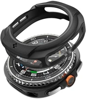 Spigen ACS09841 liquid air szilikon óra keret ütésállóság fekete kép