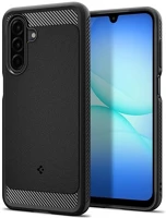 Spigen ACS09844 rugged armor szilikon telefonvédő ütésállóság, karbon minta, fekete kép