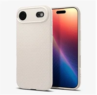 Spigen ACS09925 Iphone air  liquid air szilikon telefonvédő ütésállóság, rombusz, bézs kép