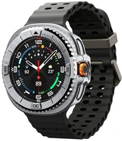 Spigen ACS10017 műanyag óra keret rozsdamentes acél lünetta, ütésállóság, ezüst kép