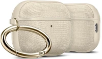 Spigen ACS10020 Urban fit szilikon tok karabíner, textil bevonat, bézs apple airpods pro 3 kép