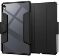 Spigen ACS10216 air skin pro tok álló, eco bőr hatású aktív flip, ceruza tartó, fekete kép