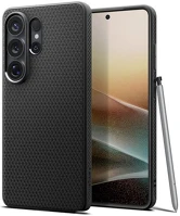 Spigen ACS10670 liquid air szilikon telefonvédő ütésállóság, rombusz, fekete kép