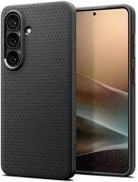 Spigen ACS10726 liquid air szilikon telefonvédő ütésállóság, rombusz, fekete kép