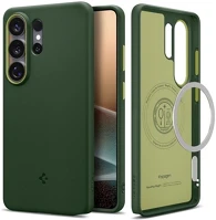 Spigen ACS11039 Nano pop szilikon telefonvédő (kameravédő, magsafe) sötétzöld kép