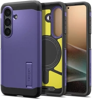 Spigen ACS11221 Tough armor magfit samsung galaxy s26 tok, magsafe, ash violet, lila kép