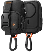 Spigen AFA09338 Snap zip tok álló, vászon univerzális, magsafe, fekete kép