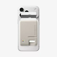 Spigen AFA10949 Classic ls magfit kártyatartó, magsafe, bézs kép