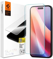 Spigen AGL06890 Iphone 16 plus 5g  tr slim hd képernyővédő üveg 2.5d, 9h, átlátszó kép