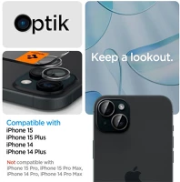 Spigen AGL06918 Iphone 15 plus  optik pro kameravédő üveg 2db 9h átlátszó kép