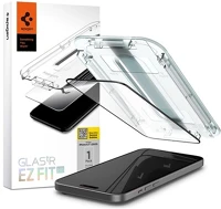 Spigen AGL07119 Iphone 15 plus  ez fit képernyővédő üveg 2.5d, 9h, átlátszó kép