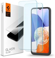 Spigen A15 4G / A15 5G / A25 5G Samsung a25 5g  slim képernyővédő üveg 2db 2.5d, 9h, átlátszó kép