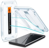 Spigen AGL07495 2db galaxy s24 ultra (sm-s928) 2.5d 9h átlátszó üveg kijelzővédő + kép