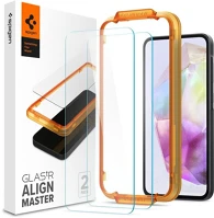 Spigen AGL07772 Alignmaster samsung galaxy a35 5g tempered kijelzővédő fólia (2db) kép