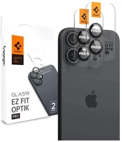 Spigen AGL07921 Iphone 16 5g  optik pro kameravédő üveg 2db 9h, csak lencse, fekete kép