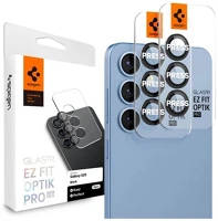 Spigen AGL09088 Samsung s25 plus  optik pro hd kameravédő üveg 2db 9h, csak lencse, fekete kép