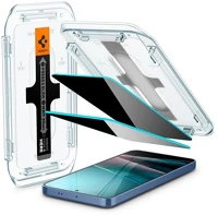 Spigen AGL09307 EZ FIT HD képernyővédő üveg 2db 2.5D, 9H + segédkeret, ÁTLÁTSZÓ kép