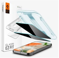 Spigen AGL09312 ez fit képernyővédő üveg 2.5d, 9h + segédkeret, átlátszó kép