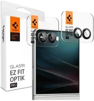 Spigen AGL09587 Samsung z flip7  optik pro hd kameravédő üveg 2db 9h, csak lencse, fekete kép
