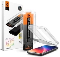 Spigen AGL10098 glass tr ez fit pro hd képernyővédő üveg 2.5d, 9h + segédkeret kép