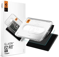 Spigen AGL10198 ez fit képernyővédő üveg (2.5d, tokbarát, ultravékony, 0.2mm, 9h + kép