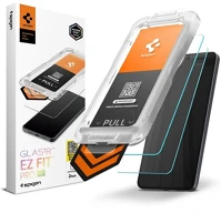 Spigen AGL11095 glass tr ez fit pro hd képernyővédő üveg 2db 2.5d, 9h + segédkeret kép
