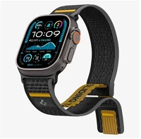 Spigen AMP09033 Apple watch series 5 44mm  athlex pótszíj egyedi méret, sport, fekete kép