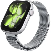 Spigen AMP10498 metal band pótszíj (egyedi méret, kicsi, rozsdamentes acél, milánói kép