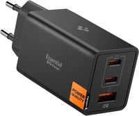Spigen EE472EU 2XUSB-C-USB-A 3-PORTOS hálózati töltő adapter, 67w, fekete kép