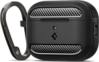 Spigen FD8800283309607 Rugged armor airpods pro 3 matt fekete tok kép