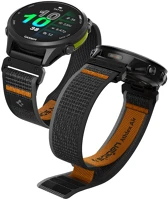 Spigen FD8800337245592 athlex air - okosóra szövet szíj, fekete/narancssárga kép